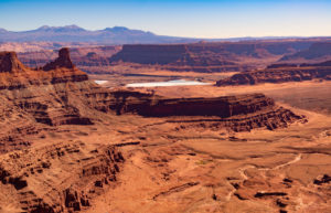 USA, Utah, Moab, Canyonlands National Park, Island in the Sky, view near Grand View Point towards La Sal Mountains USA, Utah, Moab, Canyonlands National Park, Island in the Sky, view near Grand View Point towards La Sal Mountains